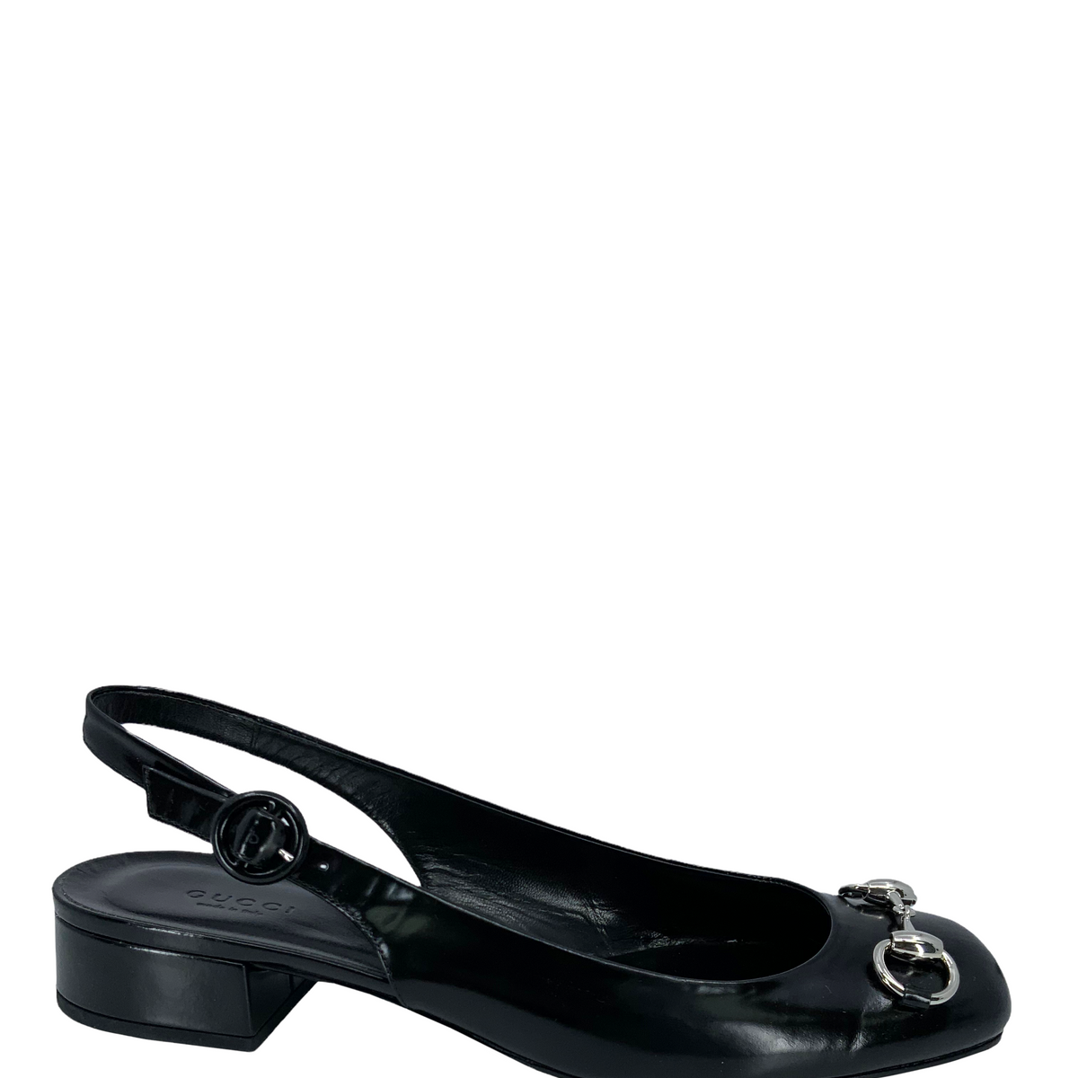 Gucci Horsebit Leather Slingback Pumps Size 9