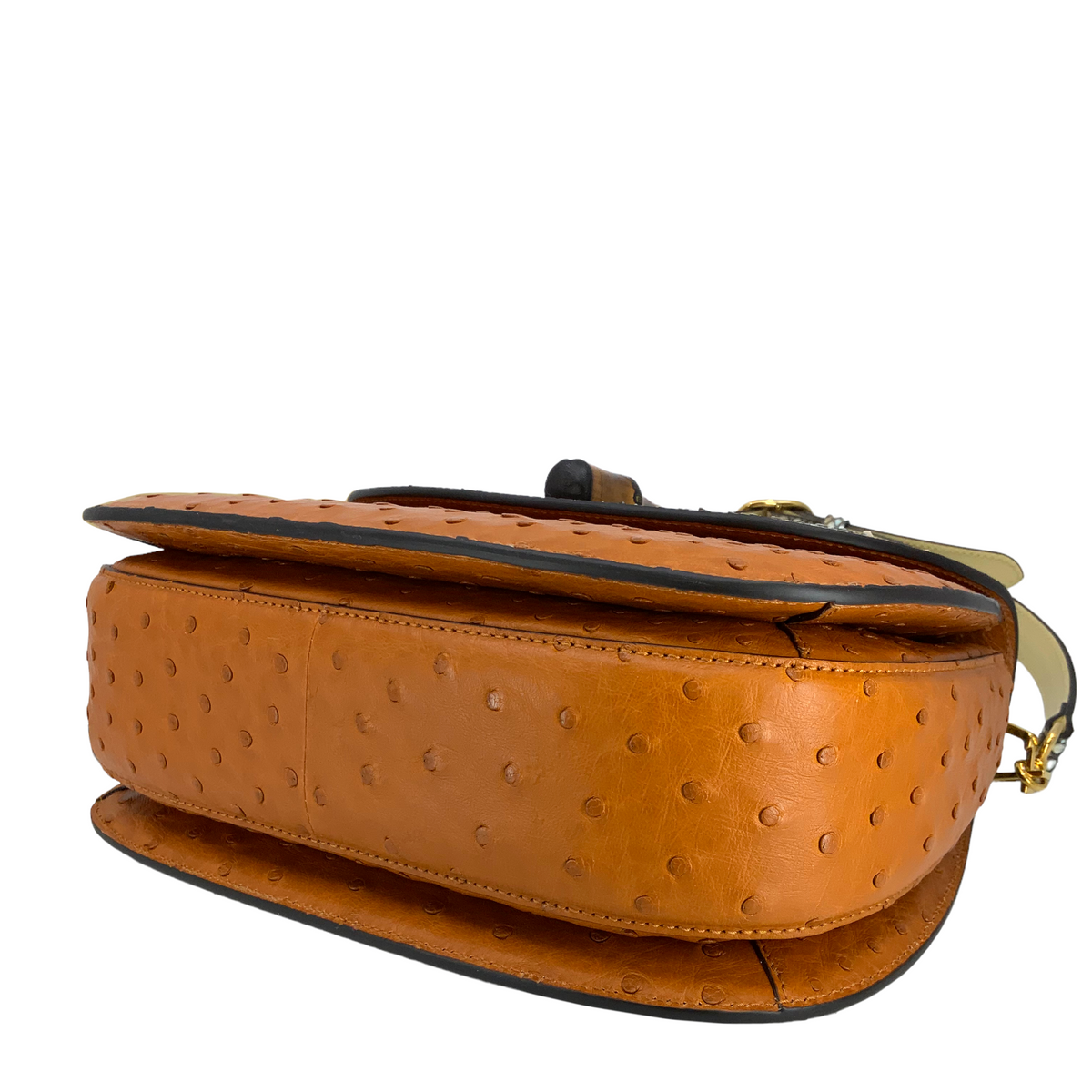 Gucci Bamboo 1947 Ostrich and Python Medium Bag