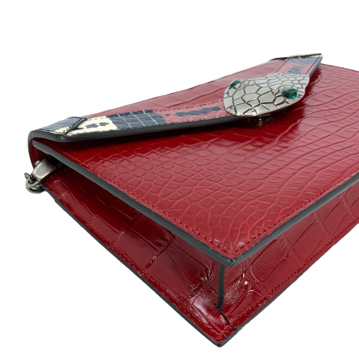 GUCCI Alligator Small Lilith Crossbody Bag