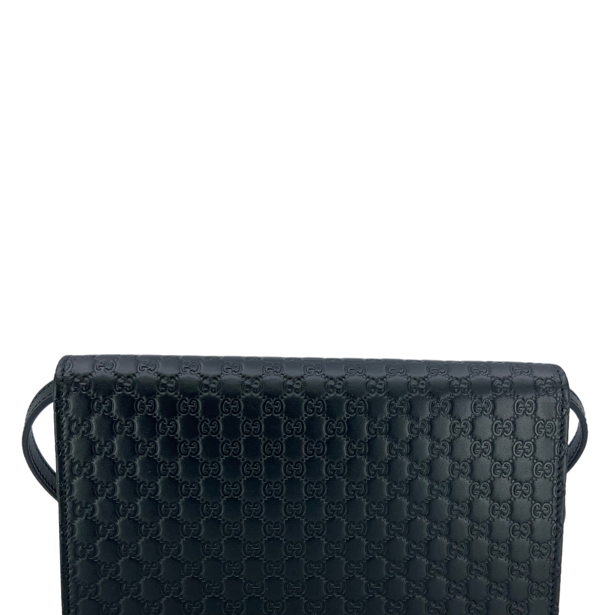GUCCI Microguccissima GG Leather Crossbody Wallet NEW