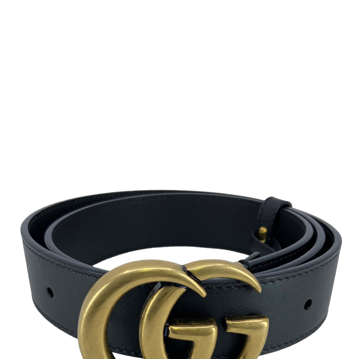 GUCCI GG Marmont Leather Belt Size 75