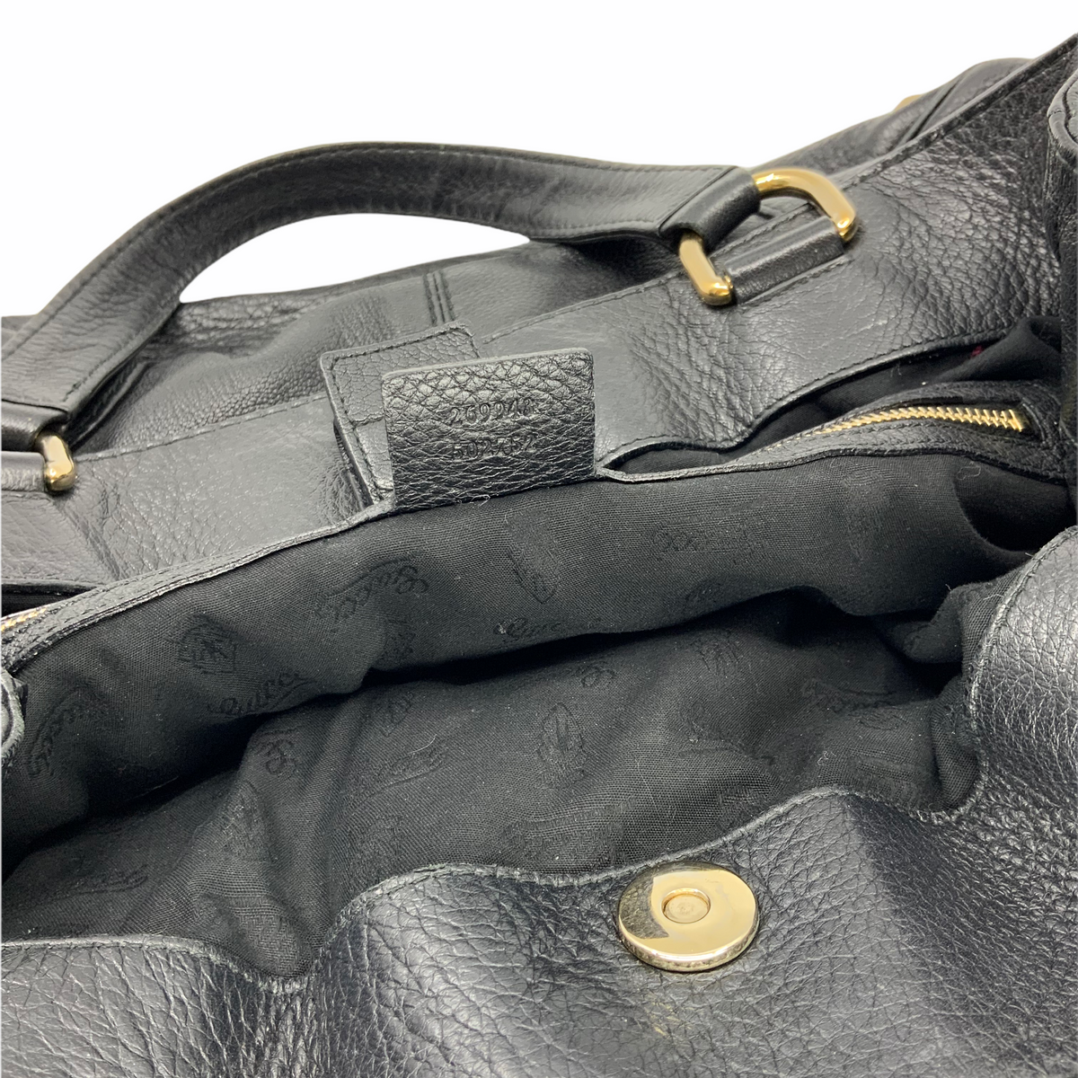 Gucci Leather Sienna Tote Bag