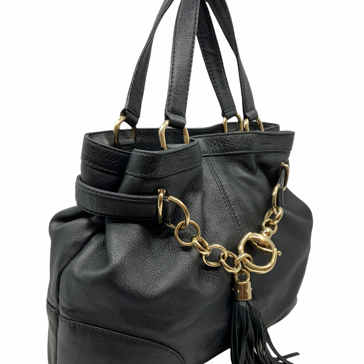 Gucci Leather Sienna Tote Bag