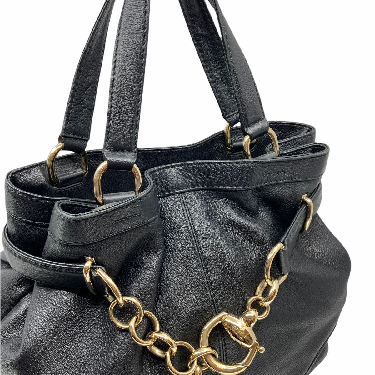 Gucci Leather Sienna Tote Bag