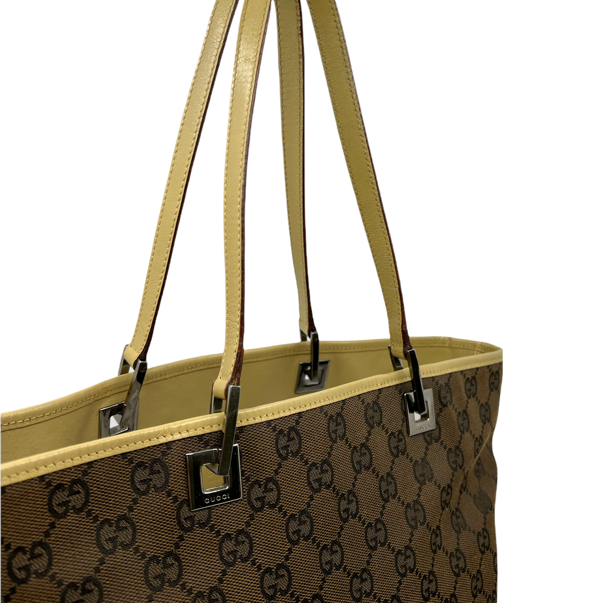 Gucci Vintage Monogram Canvas Tote Bag