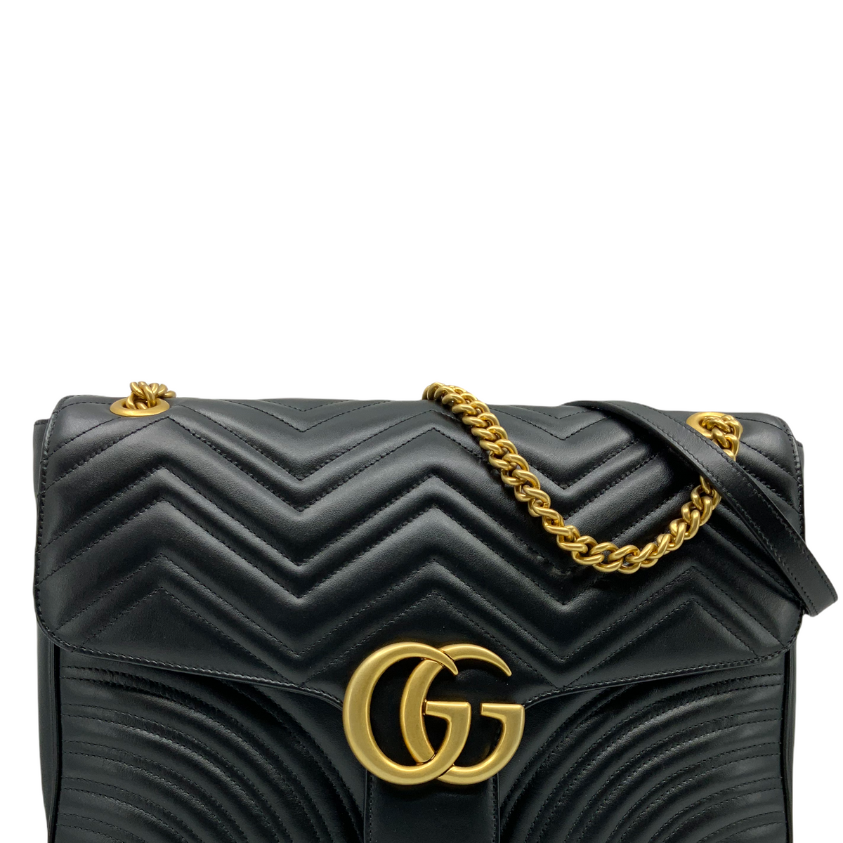 Gucci GG Marmont Large Matelassé Shoulder Bag NEW