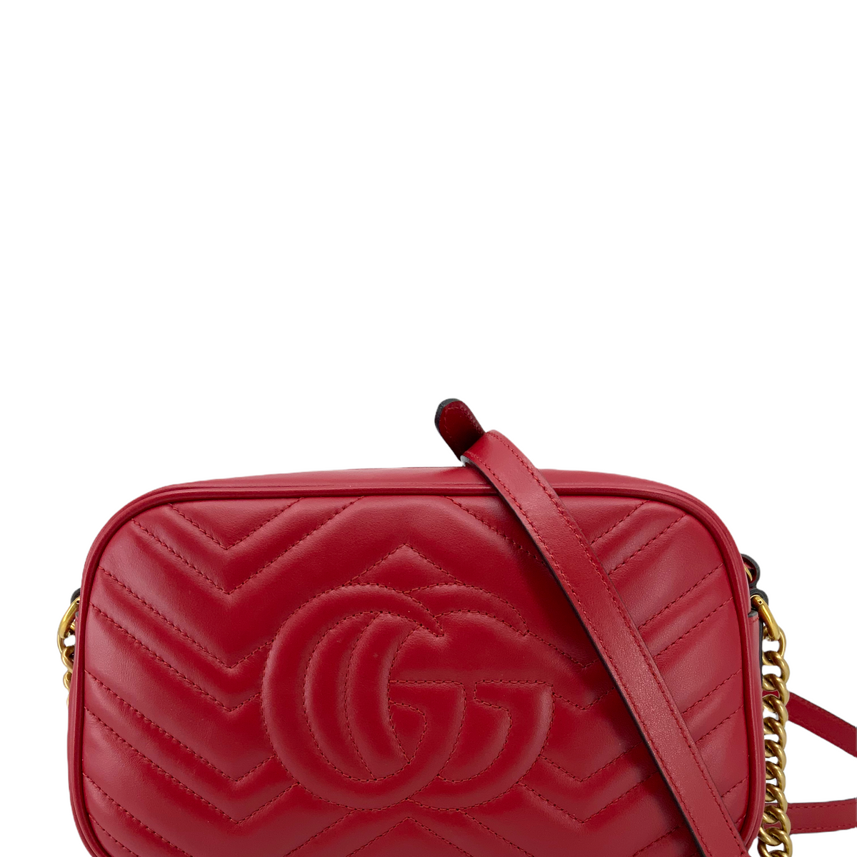 Gucci GG Marmont Small Matelassé Shoulder Bag NEW