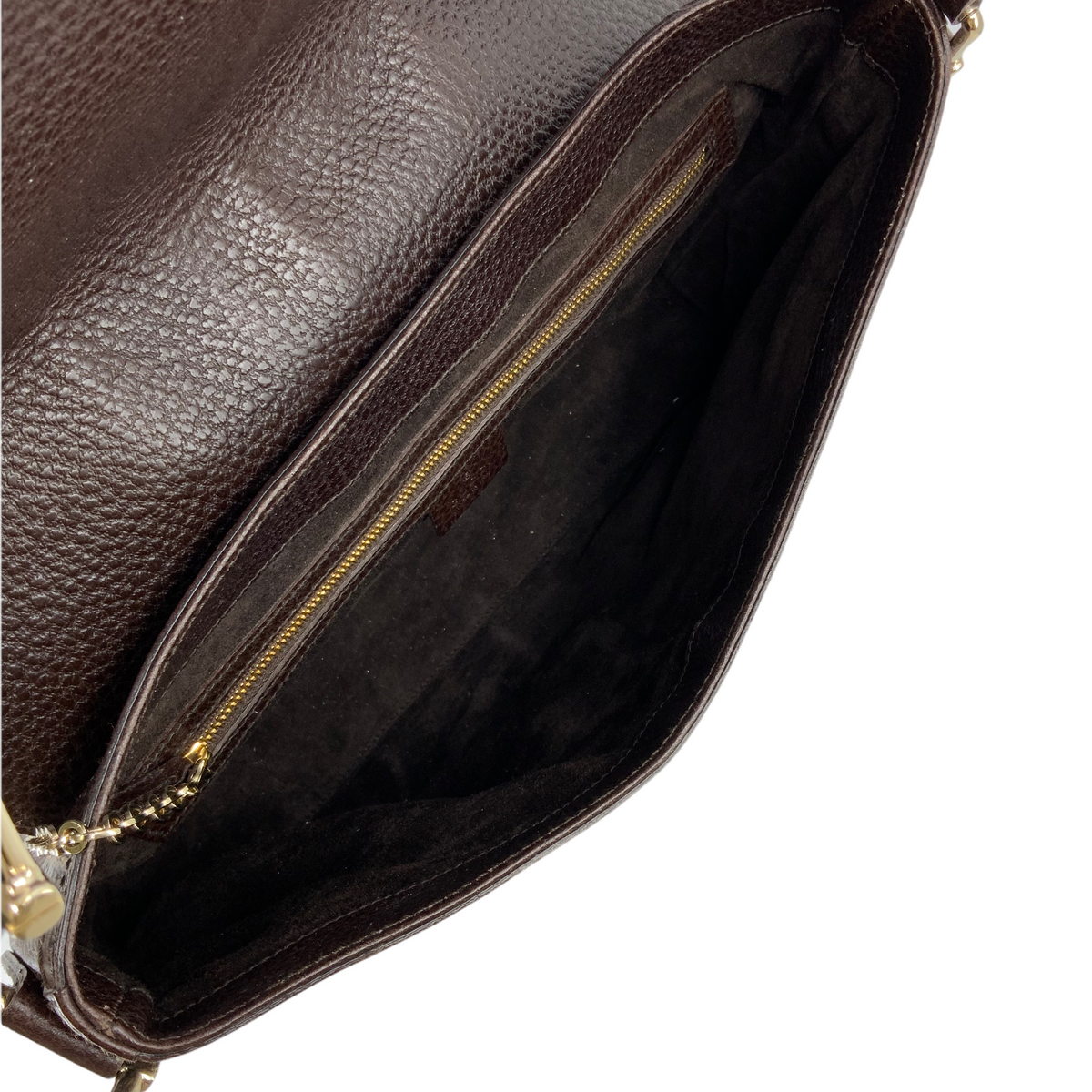 Gucci Leather Treasure Flap Shoulder Bag