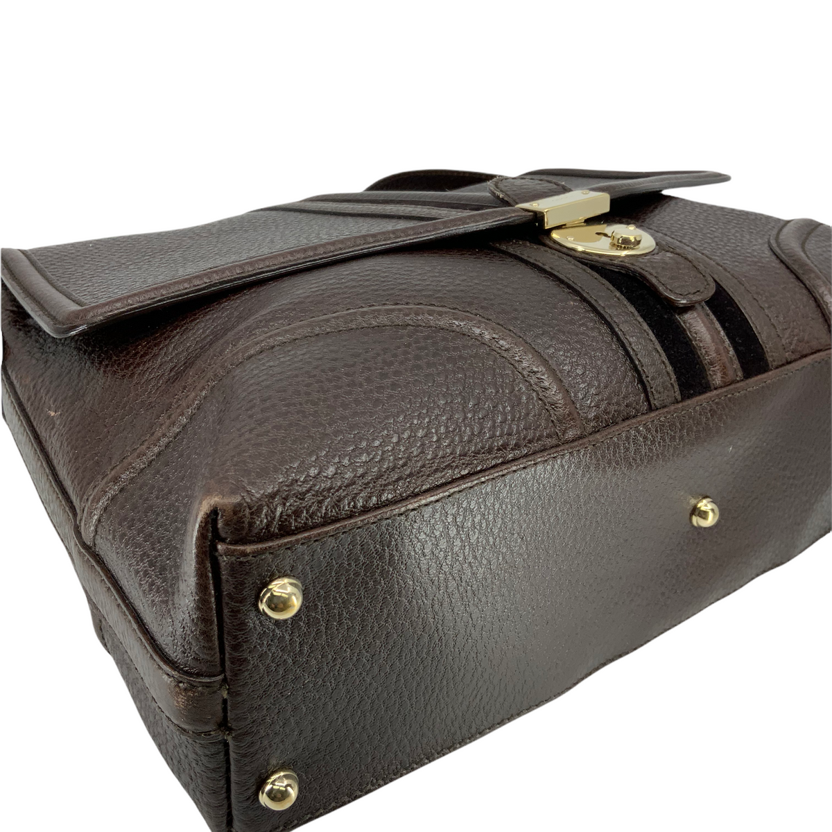 Gucci Leather Treasure Flap Shoulder Bag