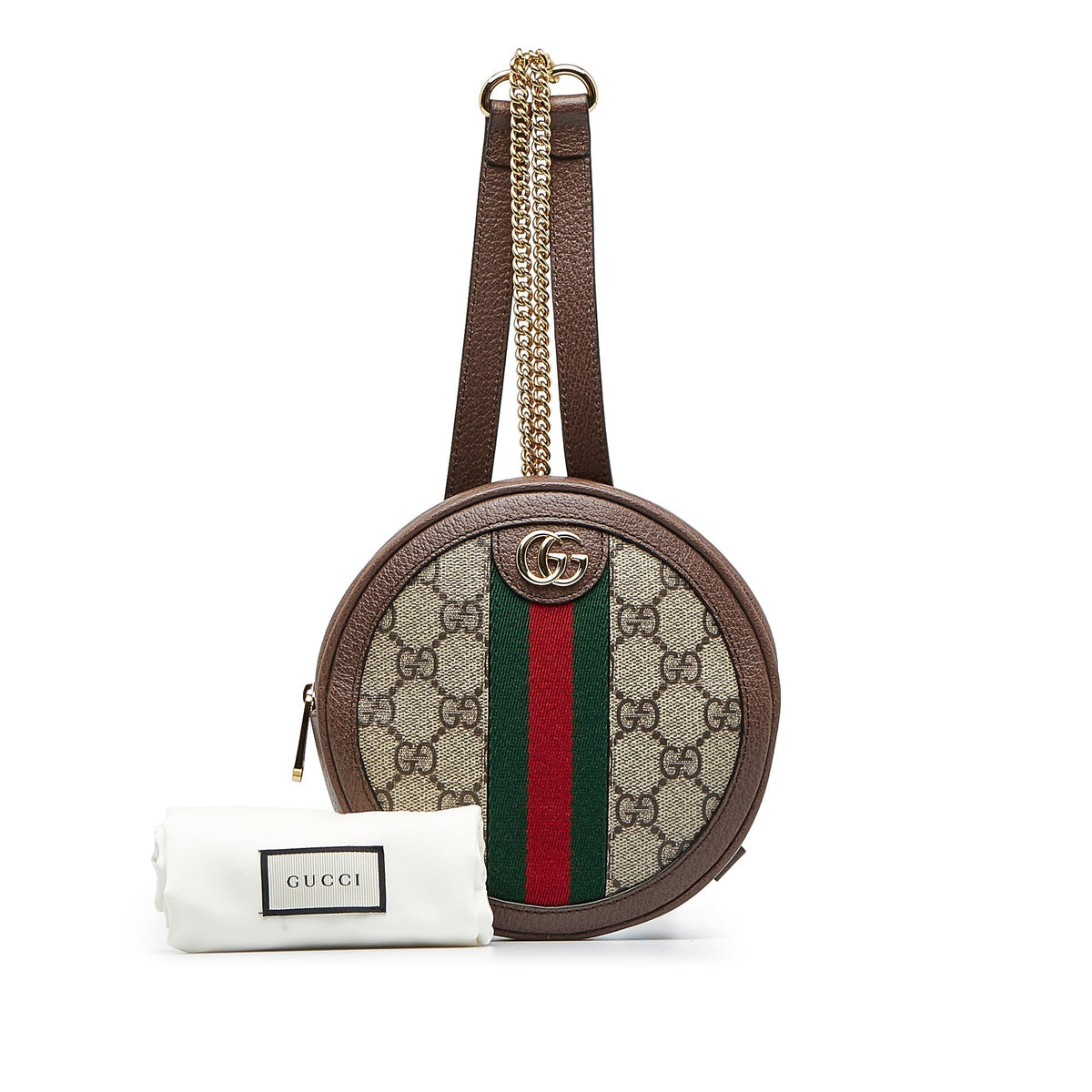 GUCCI Mini GG Supreme Round Ophidia Backpack