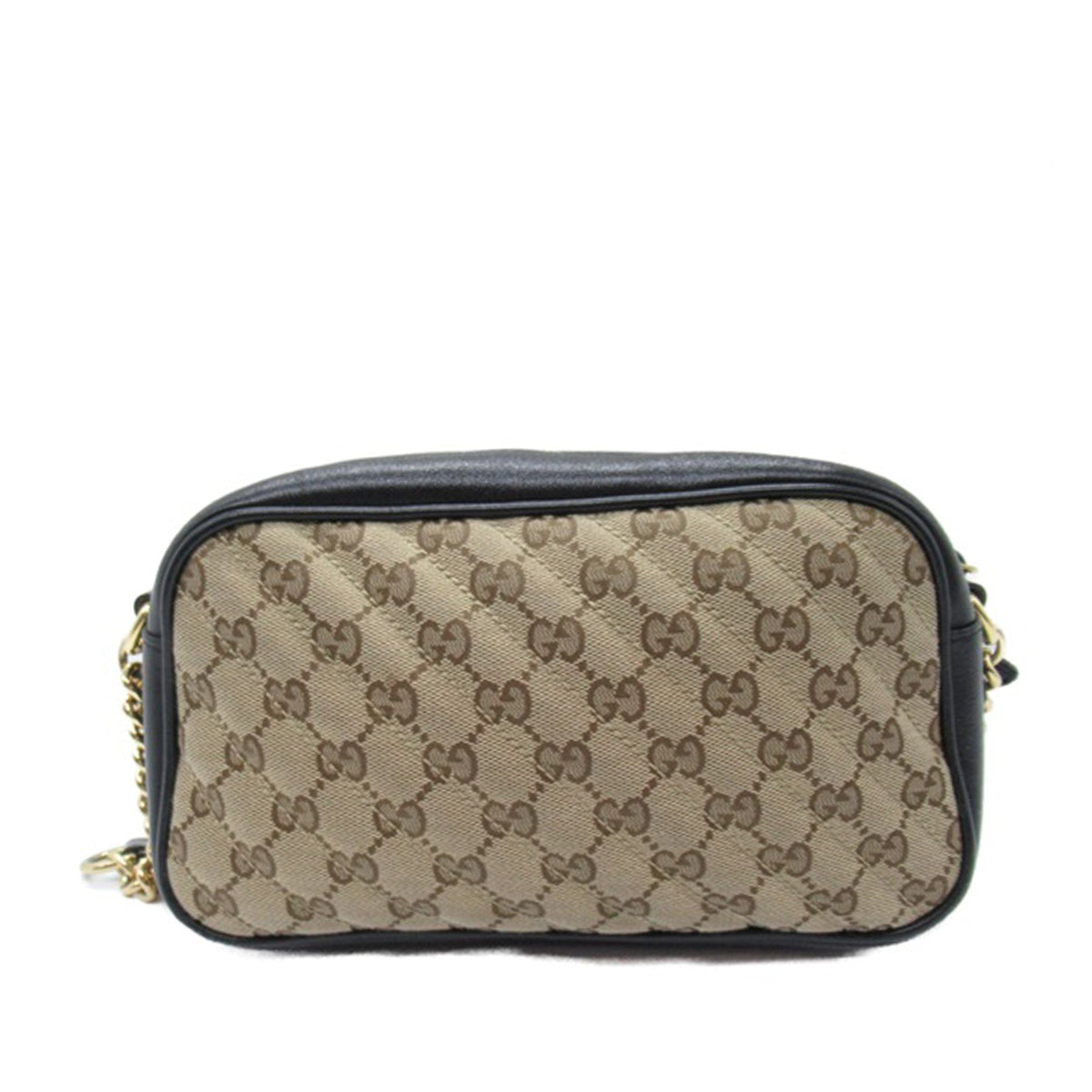 GUCCI Small GG Canvas Marmont Matelasse Camera Bag