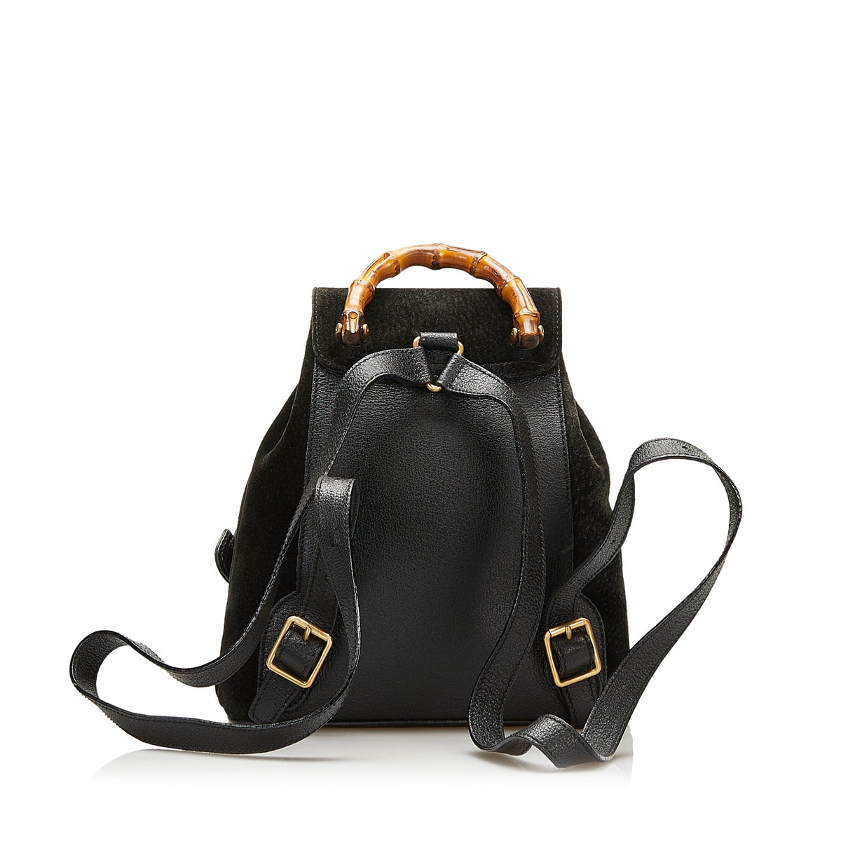 Gucci Bamboo Suede Backpack