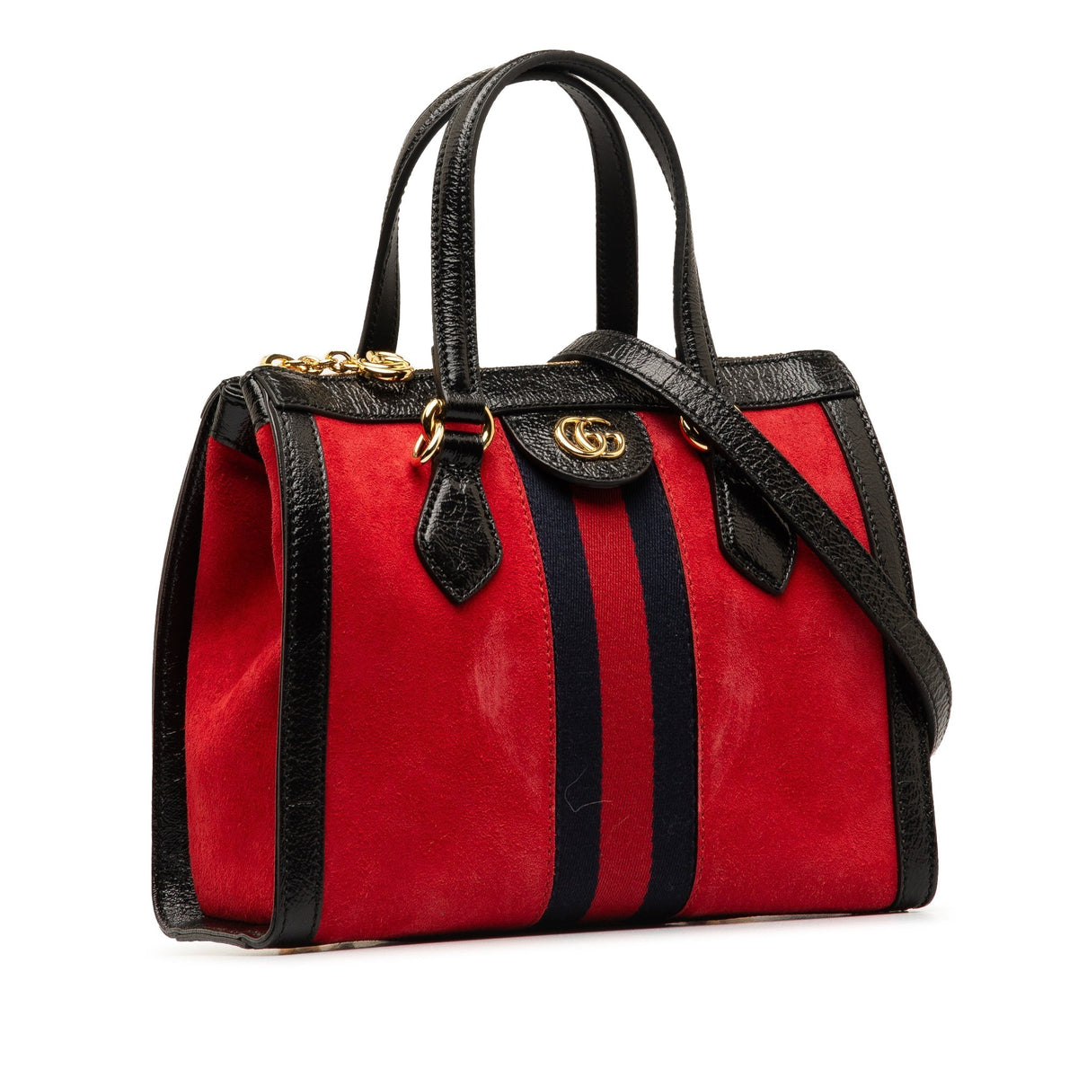 GUCCI Small Suede Ophidia Satchel