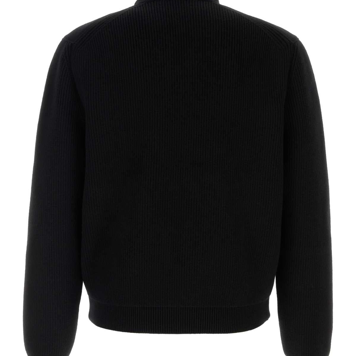 PRADA Stretch Wool Blend Cardigan for Men - FW24 Collection