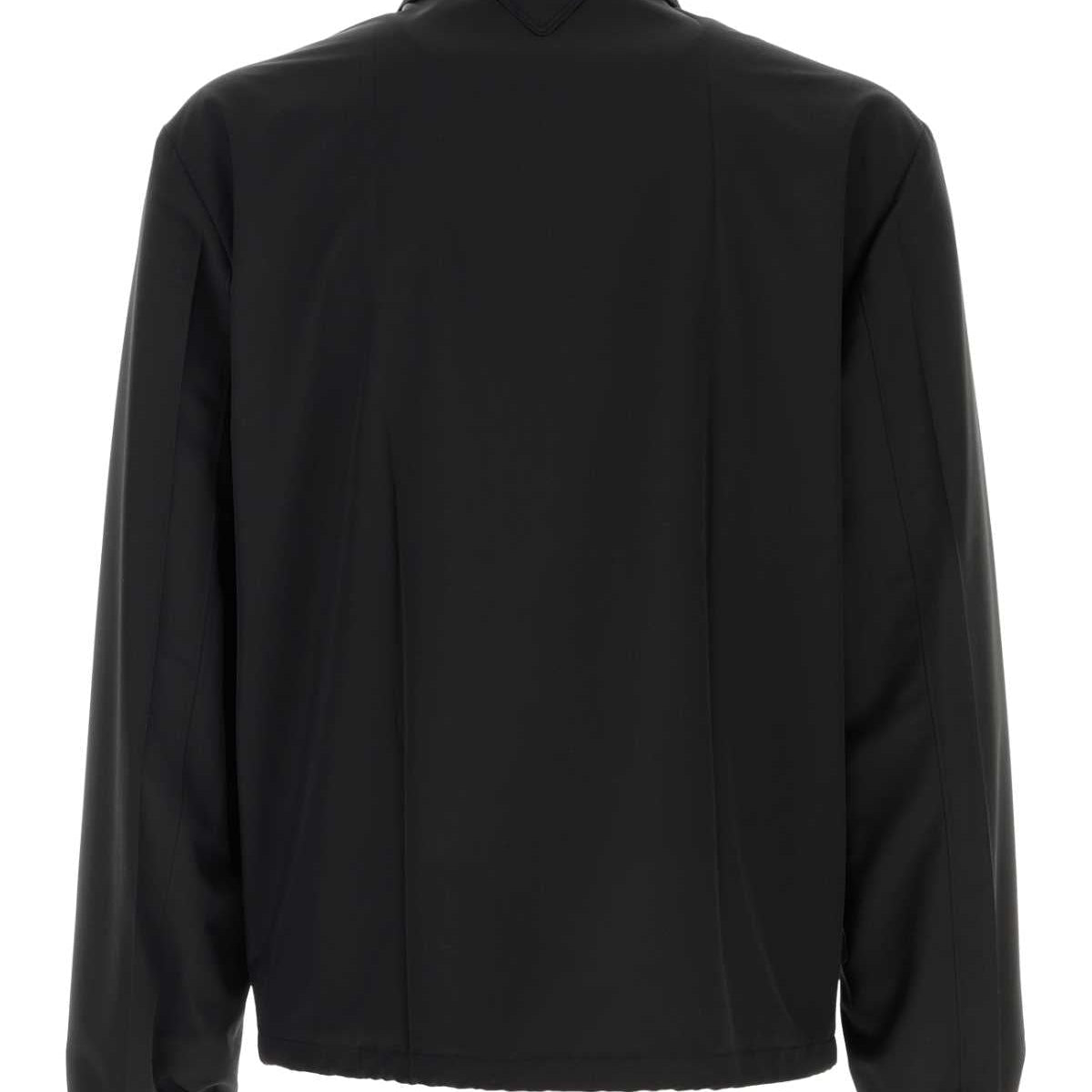 PRADA Wool Blend Jacket for SS25 - Men's Outerwear