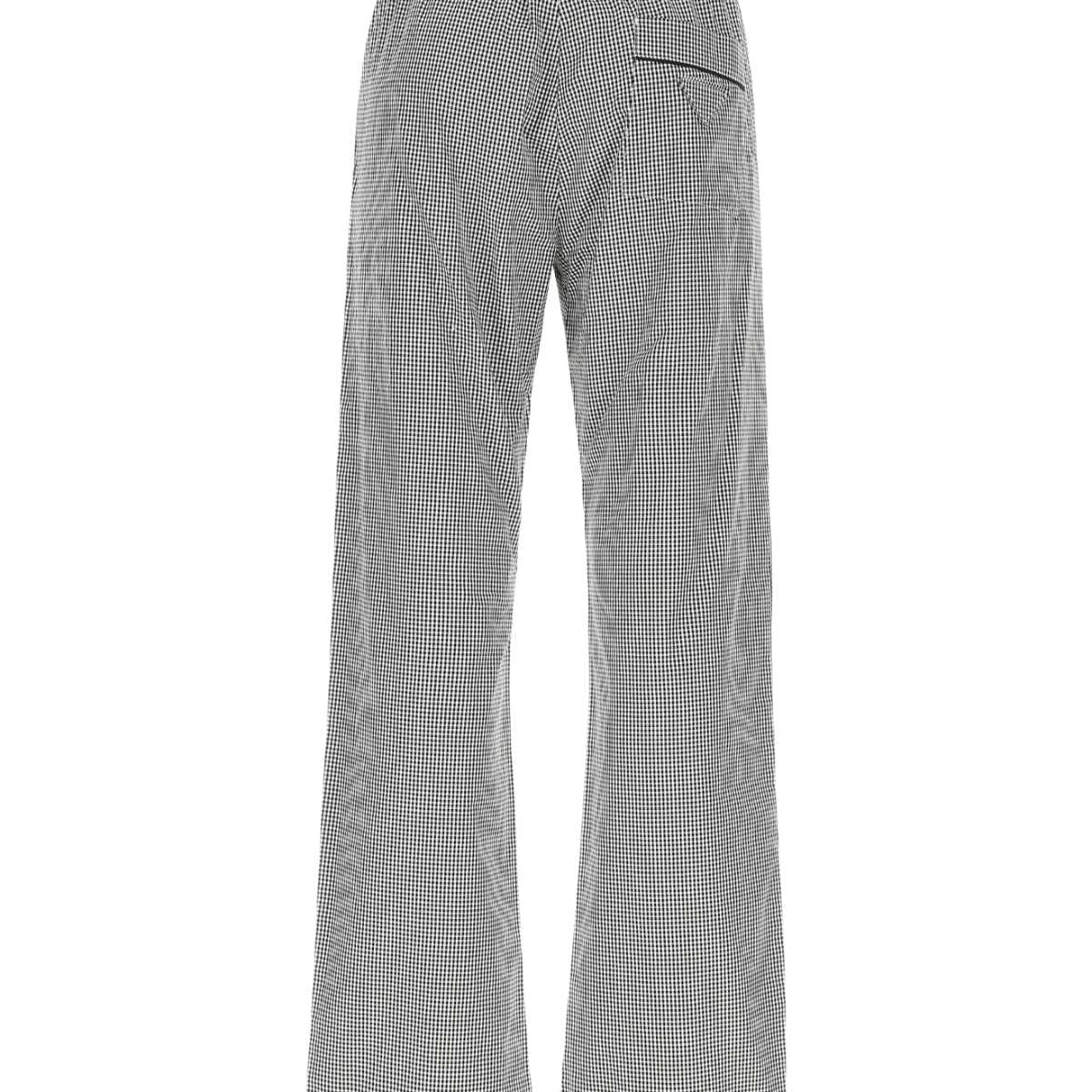 PRADA Embroidered Poplin Trousers for Men