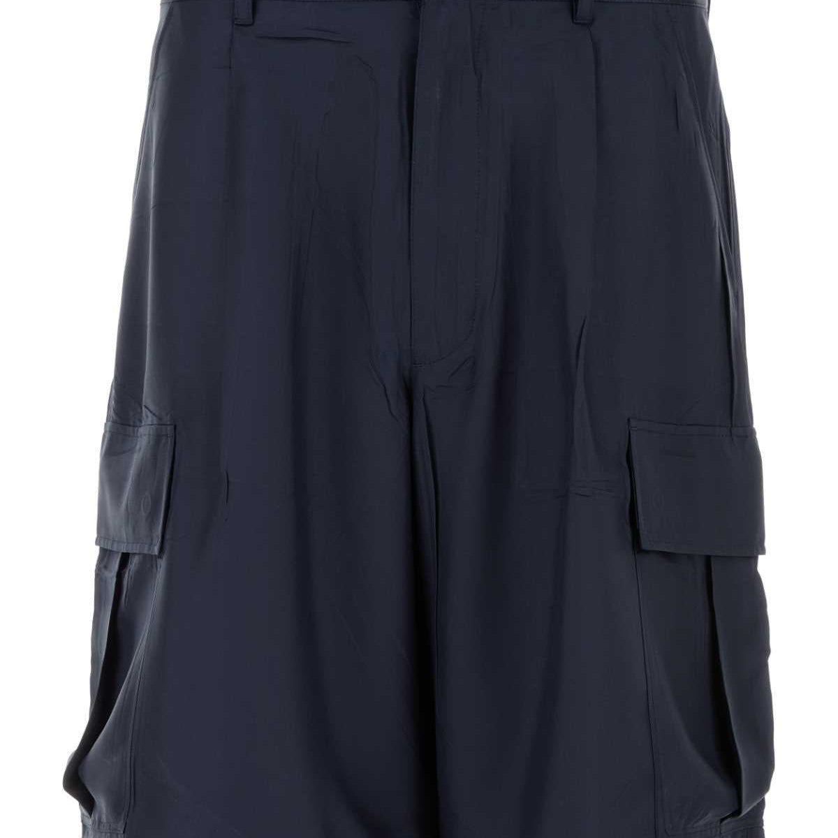 PRADA Silk Bermuda Shorts for Men - SS25 Collection