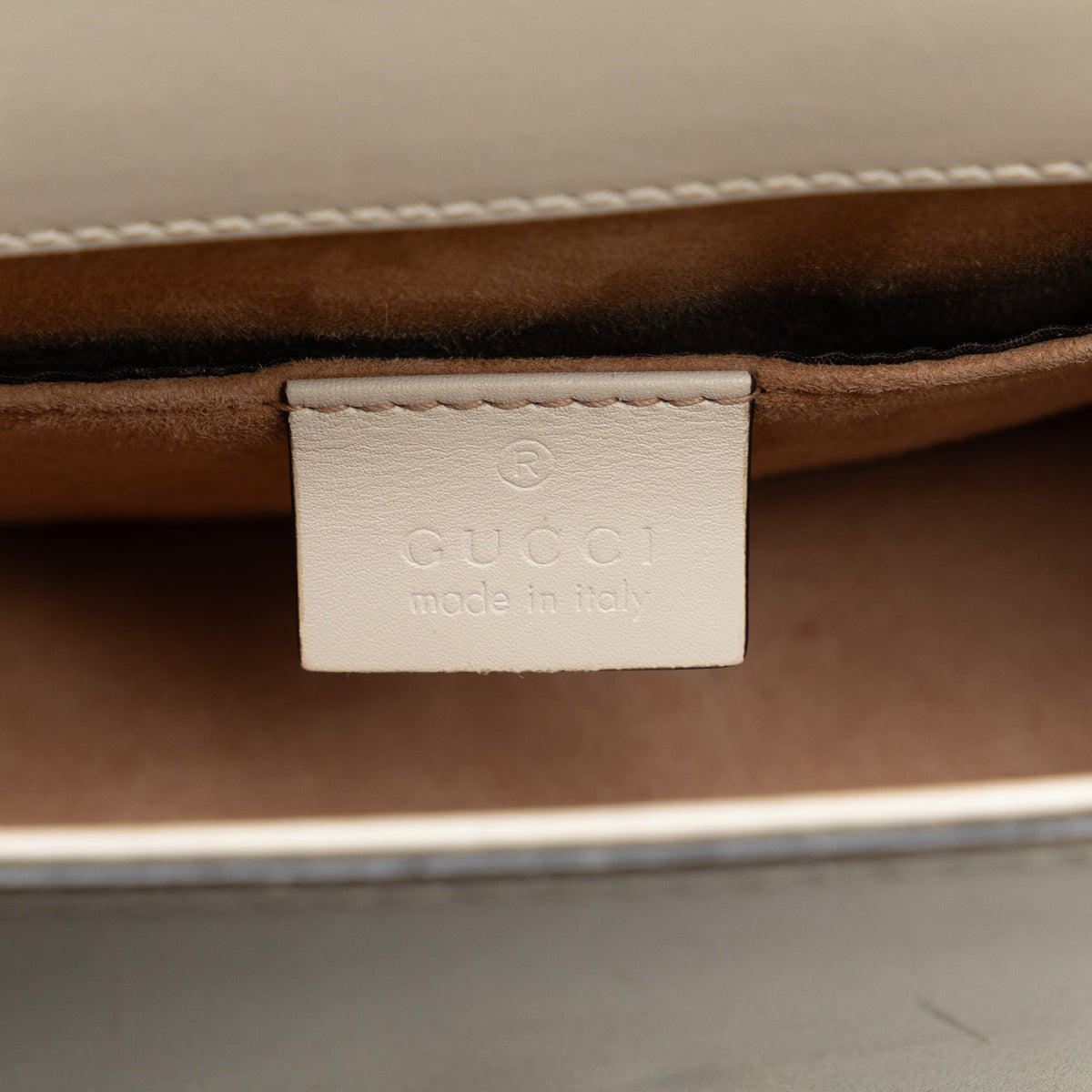 GUCCI Mini Sylvie Leather Chain Crossbody Bag