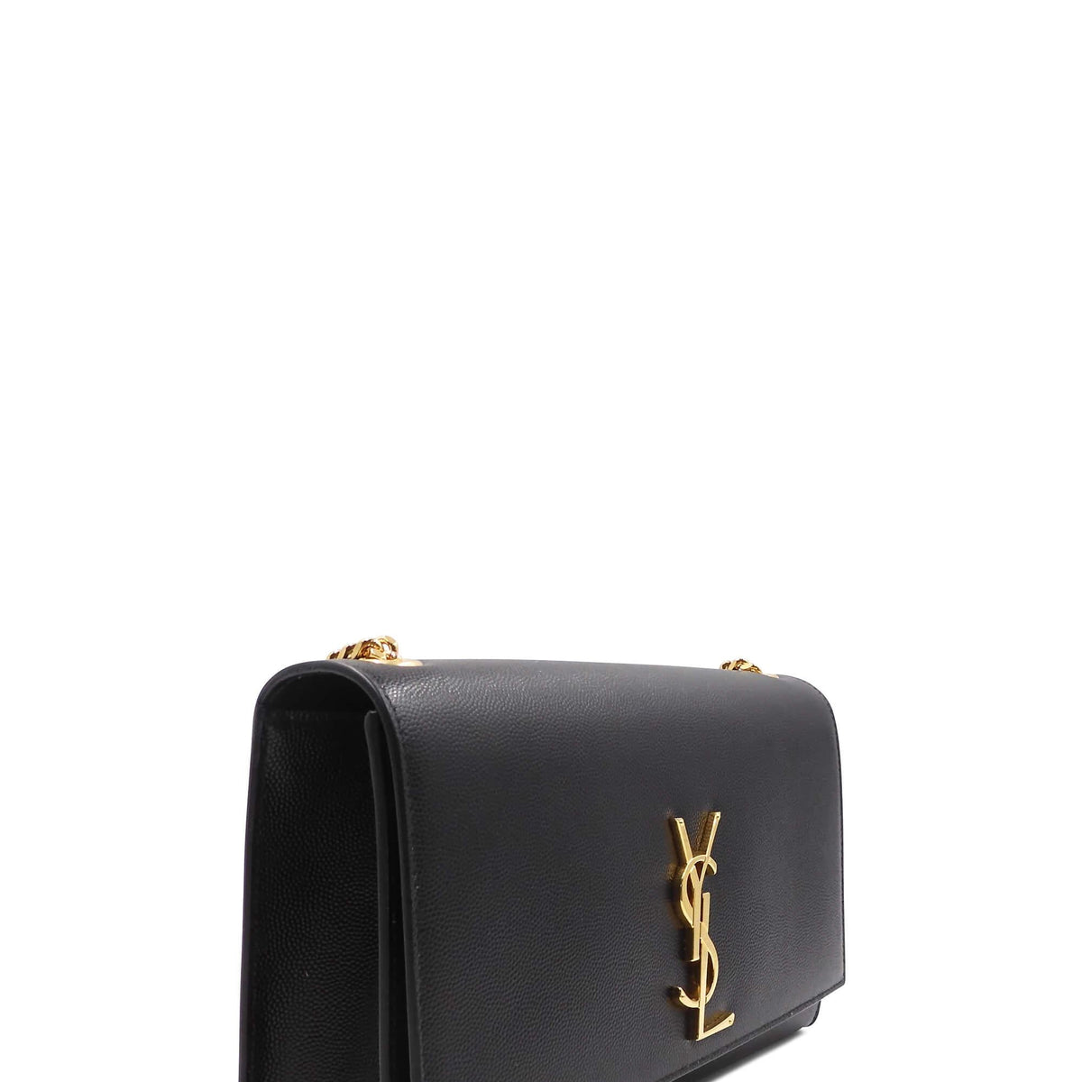 Monogram Medium Kate Black with Gold Hardware