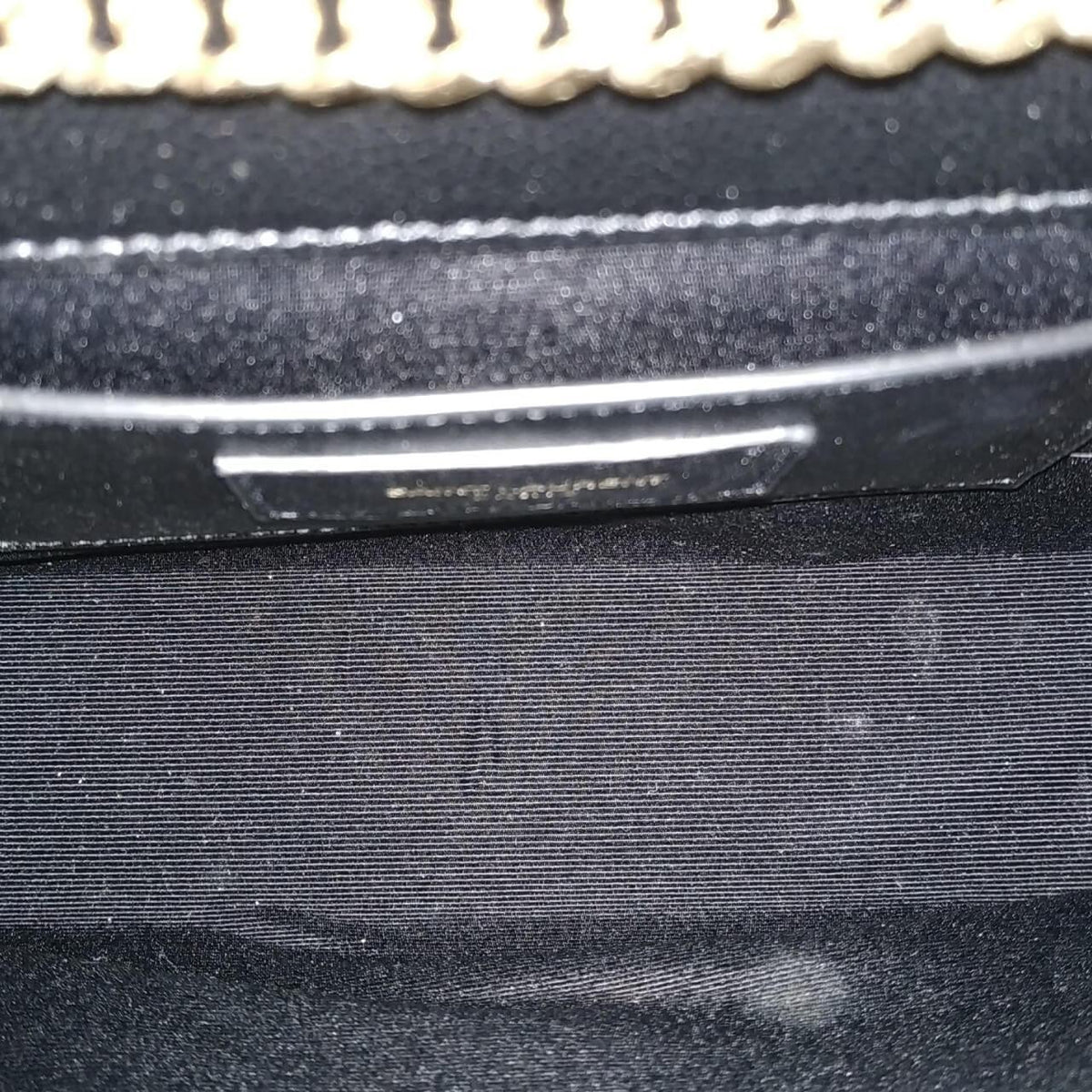 Monogram Medium Kate Black with Gold Hardware
