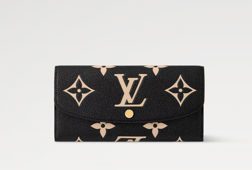 Ava’s Mode EMILIE WALLET Black/Beige