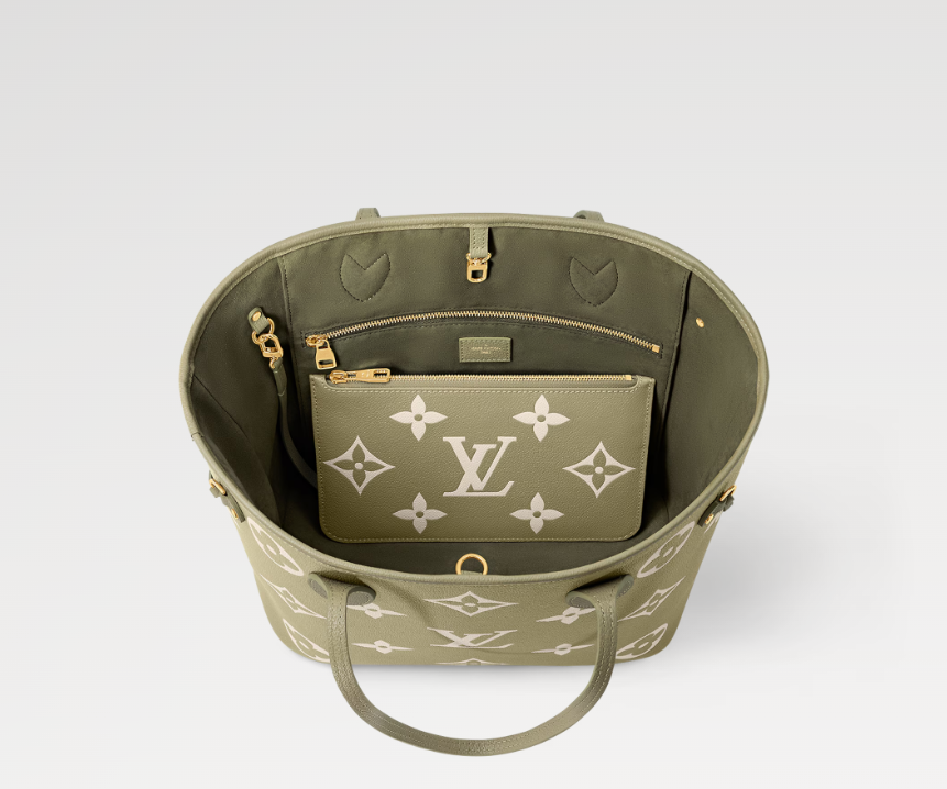 Ava’s Mode Neverfull MM Tote Khaki Cream