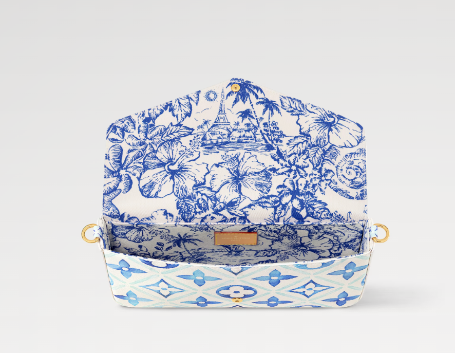 Ava’s Mode Félicie Pochette Lagoon Blue