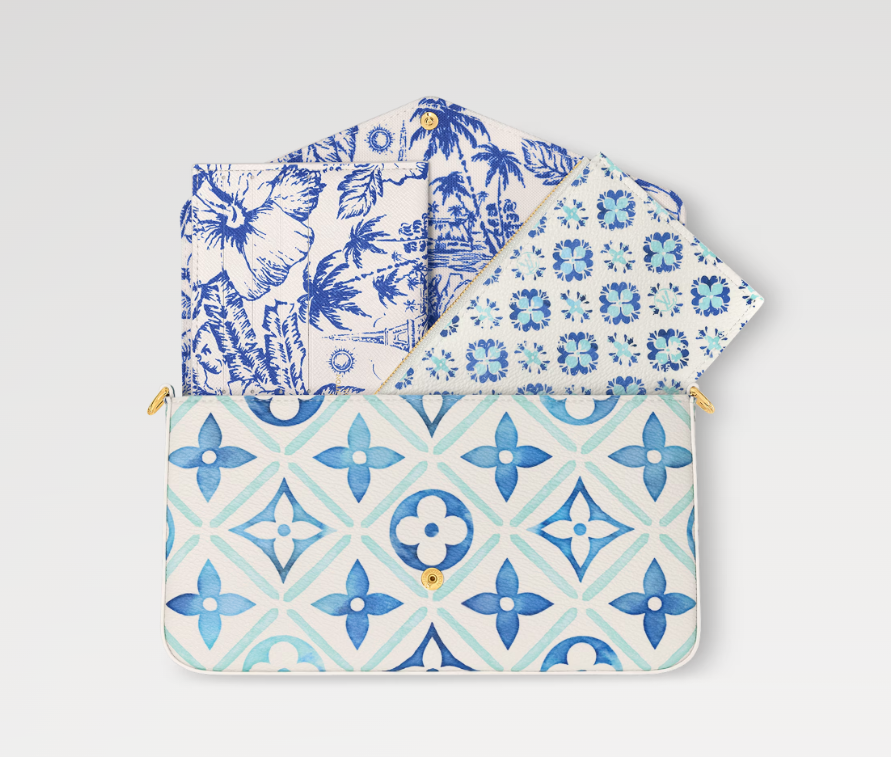 Ava’s Mode Félicie Pochette Lagoon Blue