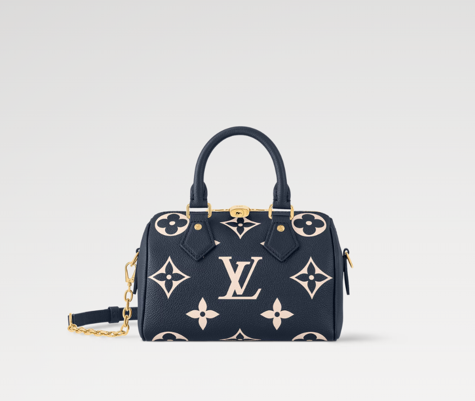 Ava’s Mode Speedy Bandouliere 20 Navy / Crème