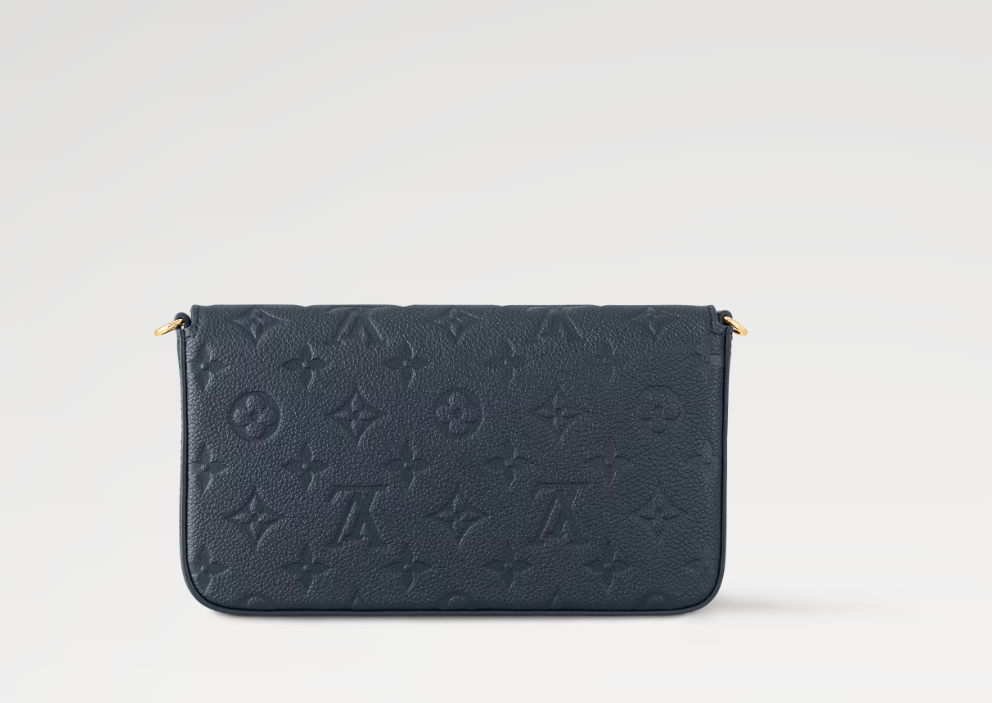 Ava’s Mode Pochette Félicie Monogram Empreinte  Navy