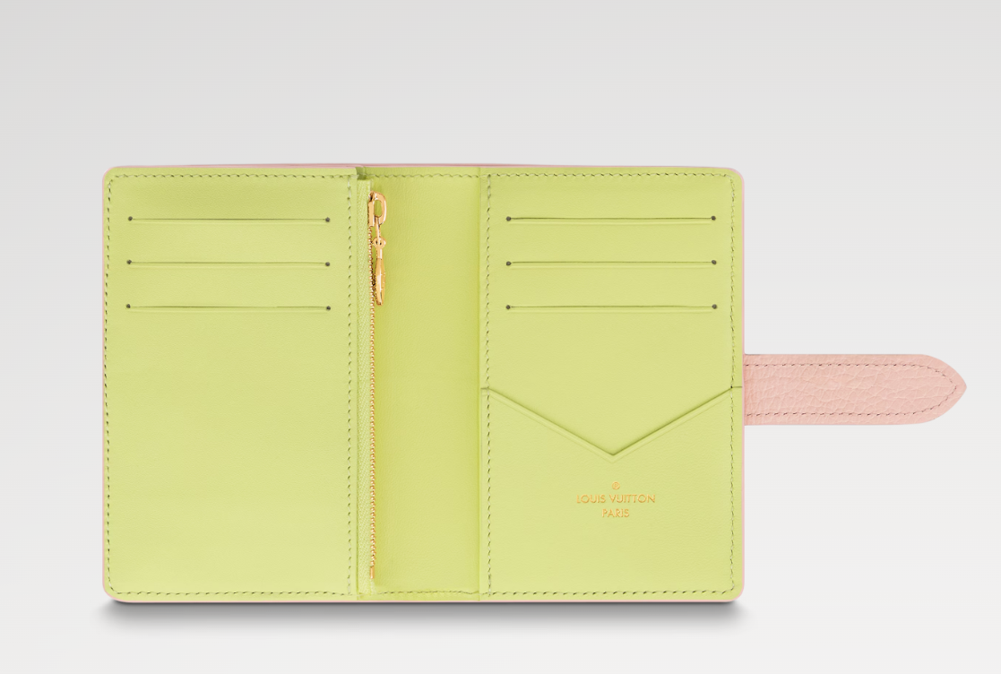 Ava’s Mode Vertical Compact Wallet Rose Jasmin