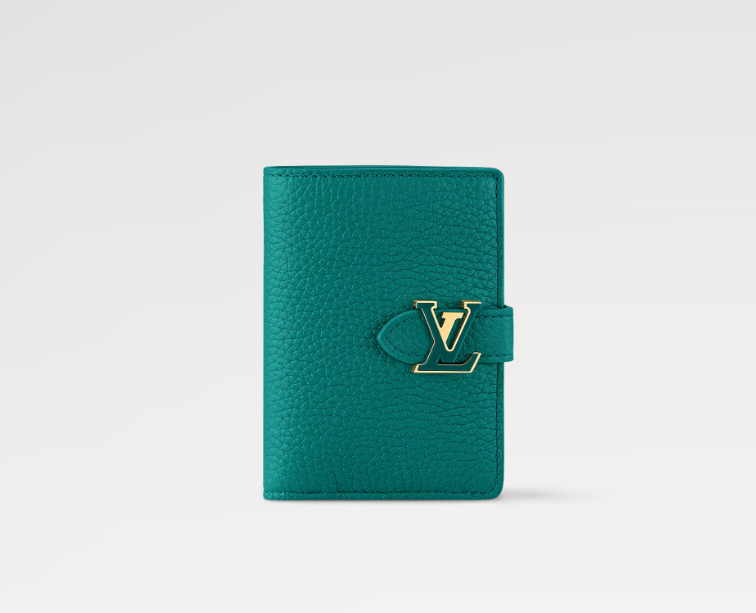 Ava’s Mode Vertical Compact Wallet Emeraude