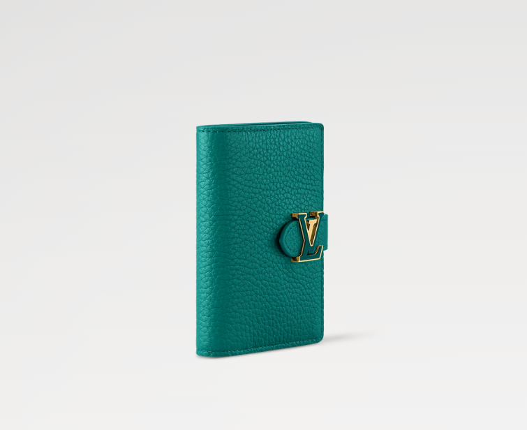 Ava’s Mode Vertical Compact Wallet Emeraude