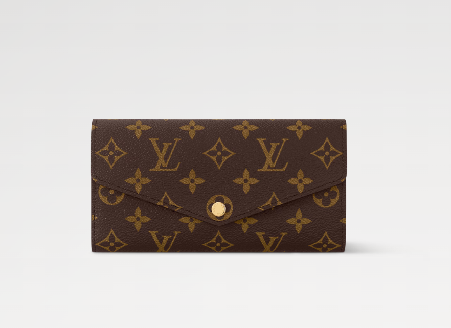 Ava’s Mode SARAH WALLET Monogram Olympe Blue