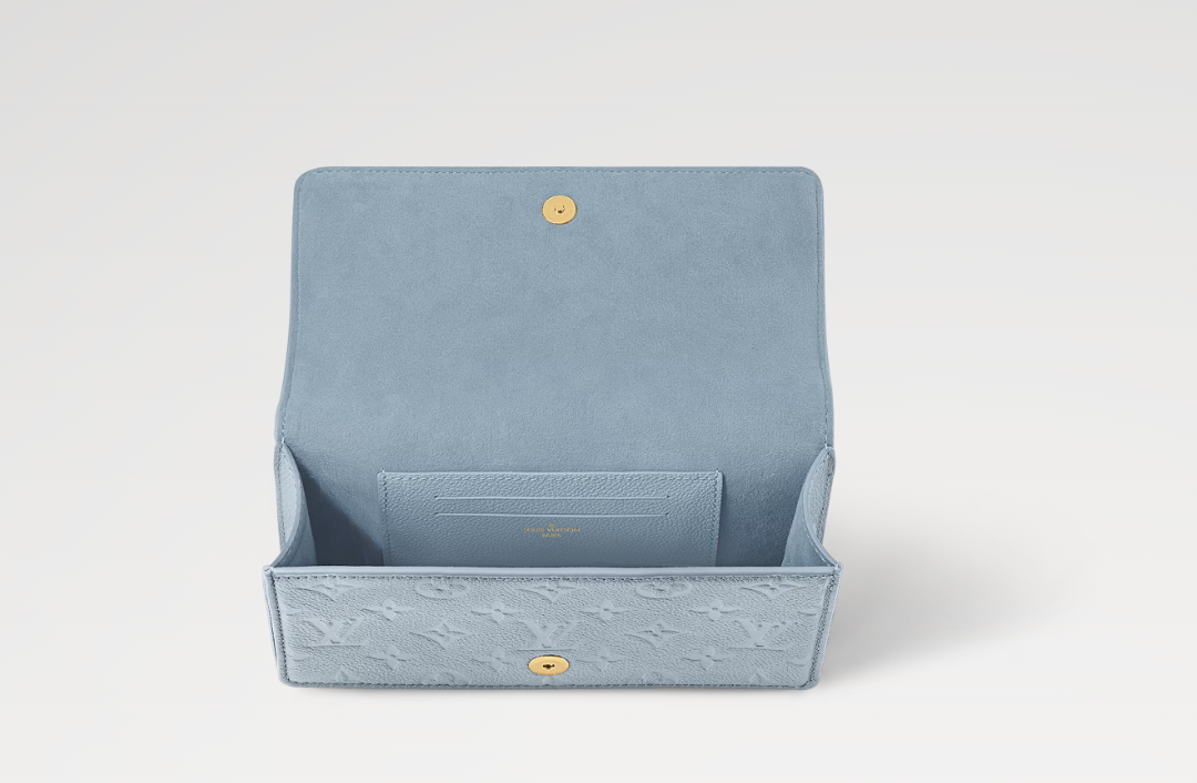 Ava’s Mode Lily Wallet On Chain Blue