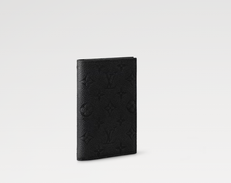 Ava’s Mode PASSPORT COVER Monogram Black
