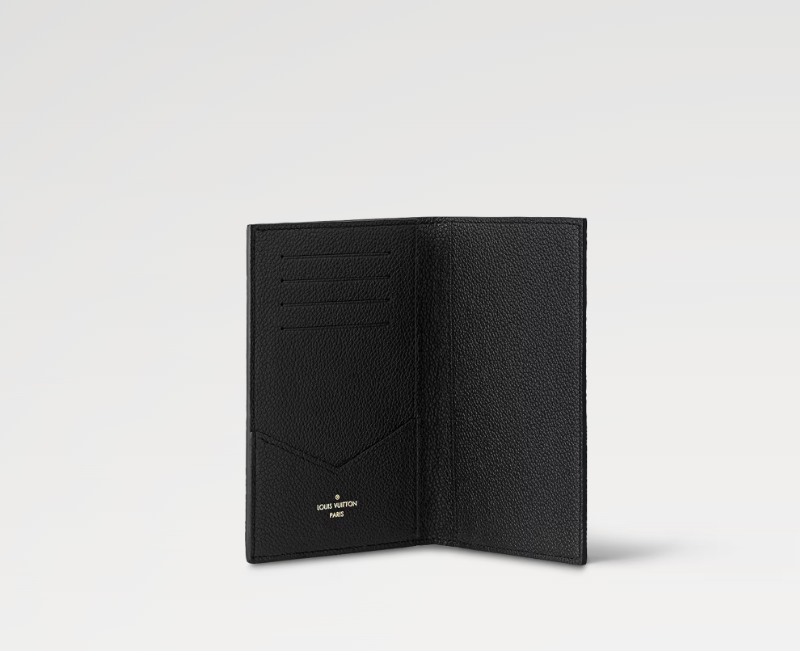 Ava’s Mode PASSPORT COVER Monogram Black
