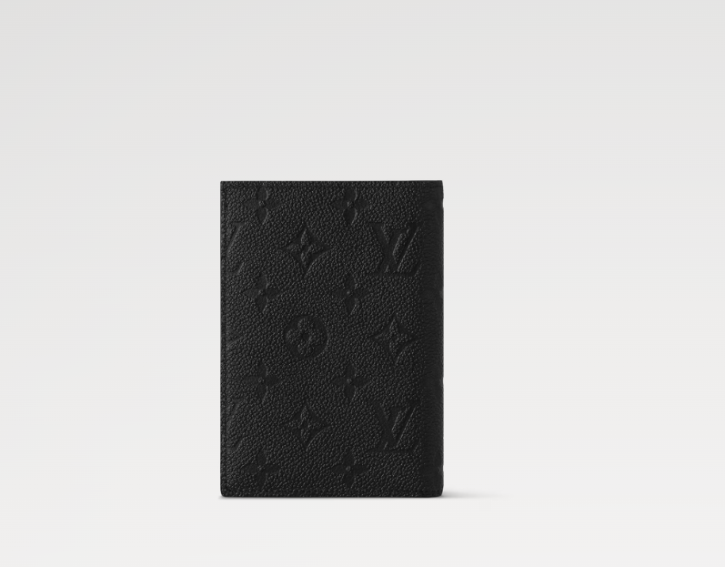 Ava’s Mode PASSPORT COVER Monogram Black