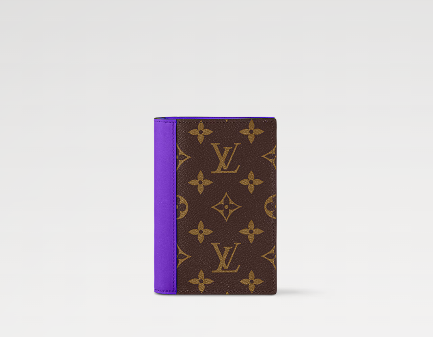 Ava’s Mode PASSPORT COVER Monogram Macassar Coated Canvas