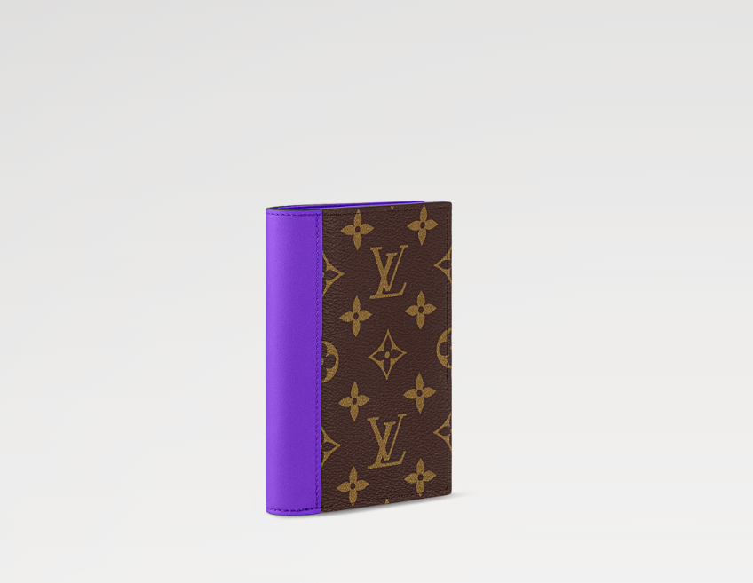 Ava’s Mode PASSPORT COVER Monogram Macassar Coated Canvas