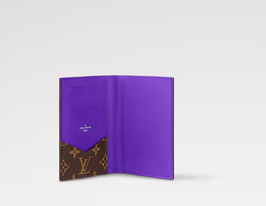 Ava’s Mode PASSPORT COVER Monogram Macassar Coated Canvas