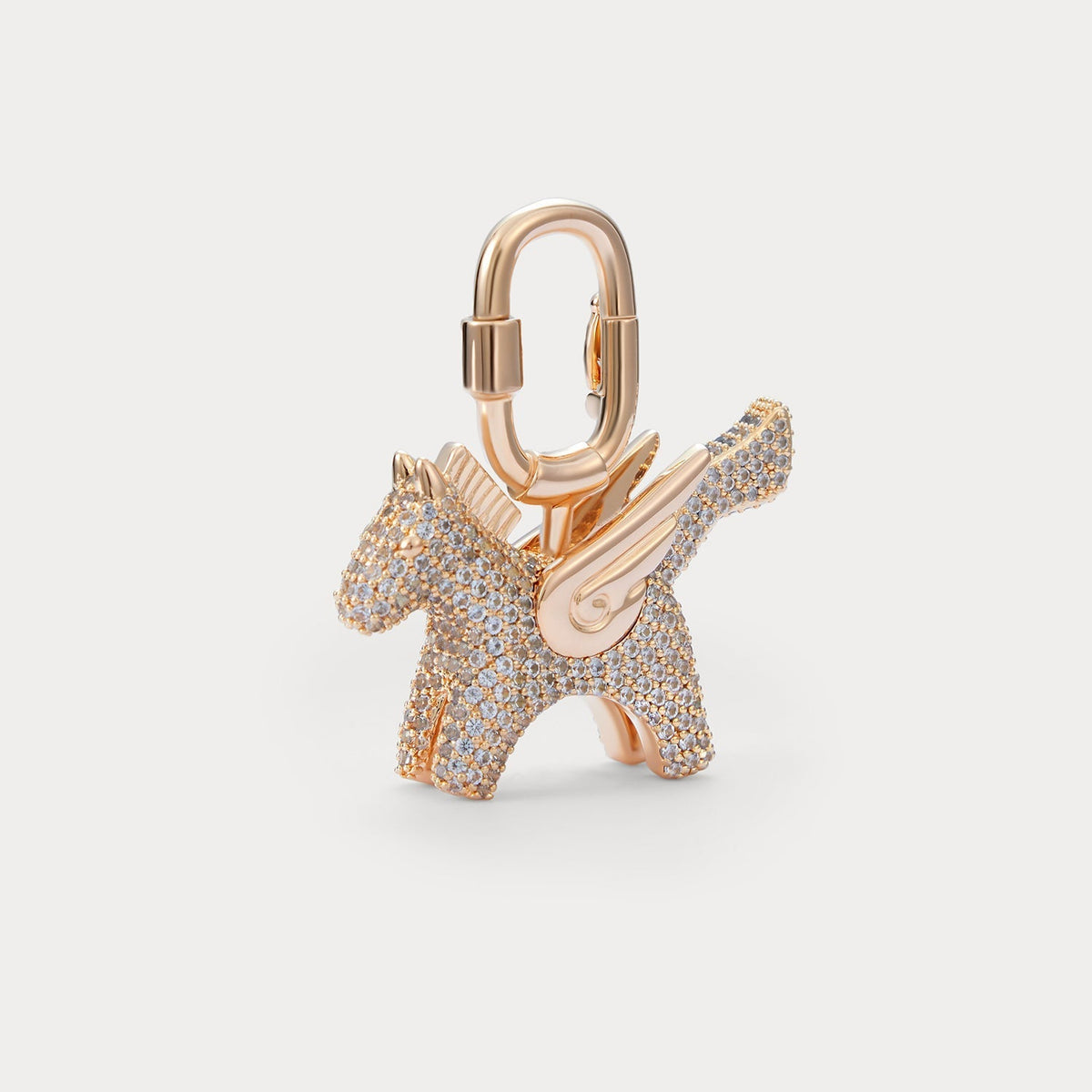 Sparkle Champagne Sea Blue Zircon—Rodeo Pegase Bag Charm