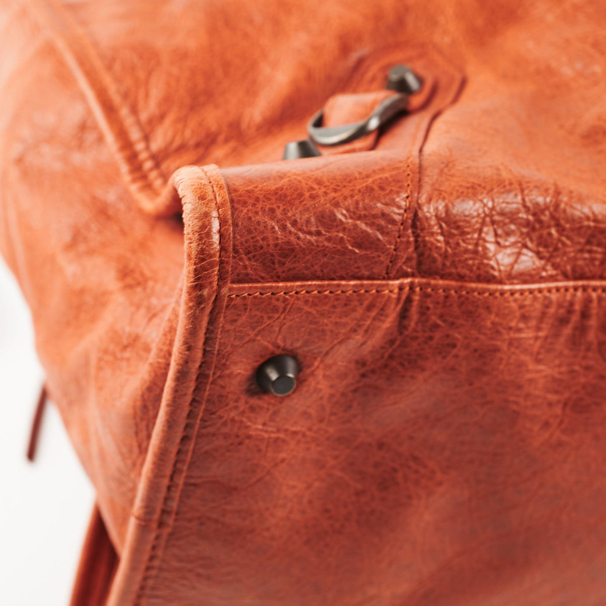 balenciaga Large City Brown Bag