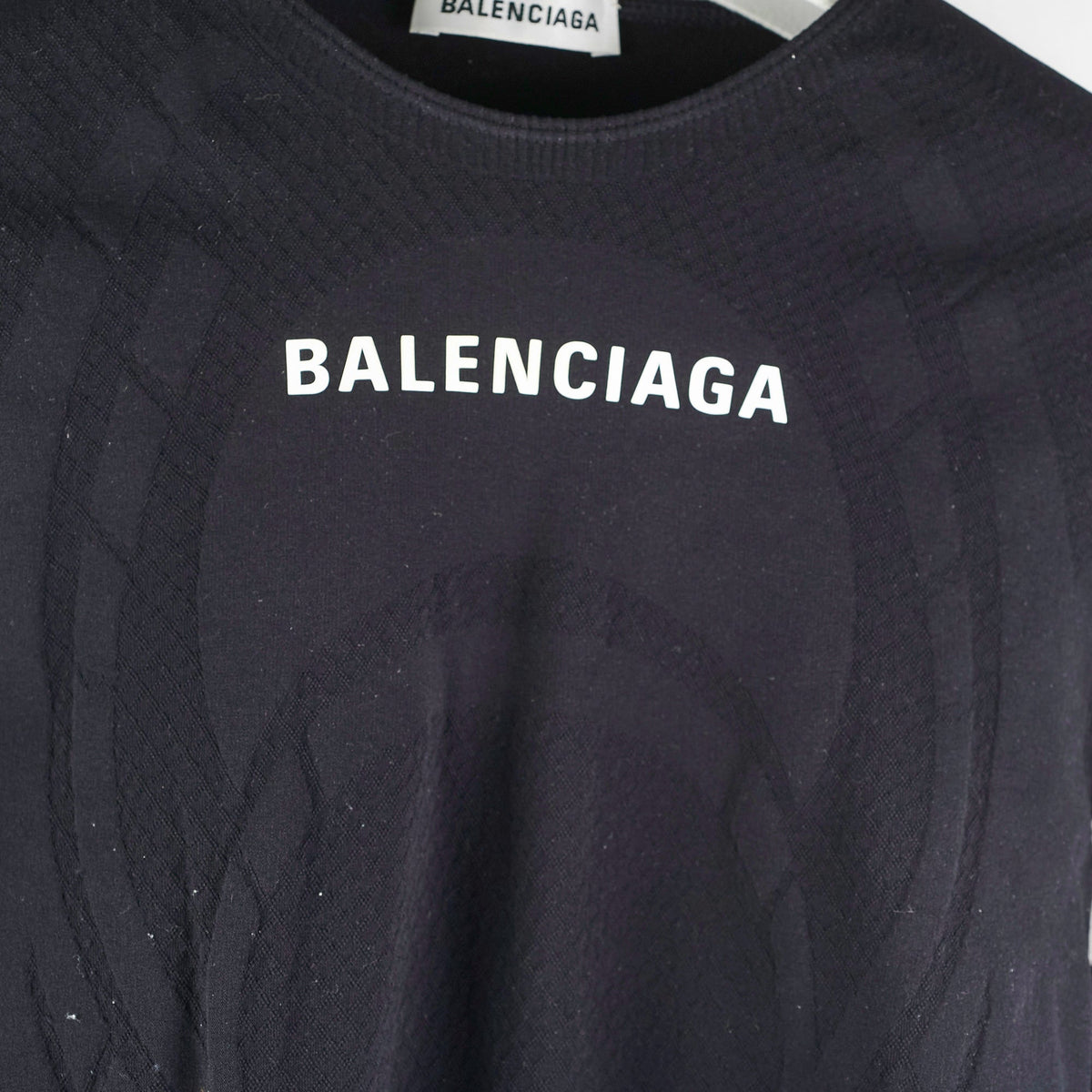 balenciaga Black Logo Top -EU40/ AU 12