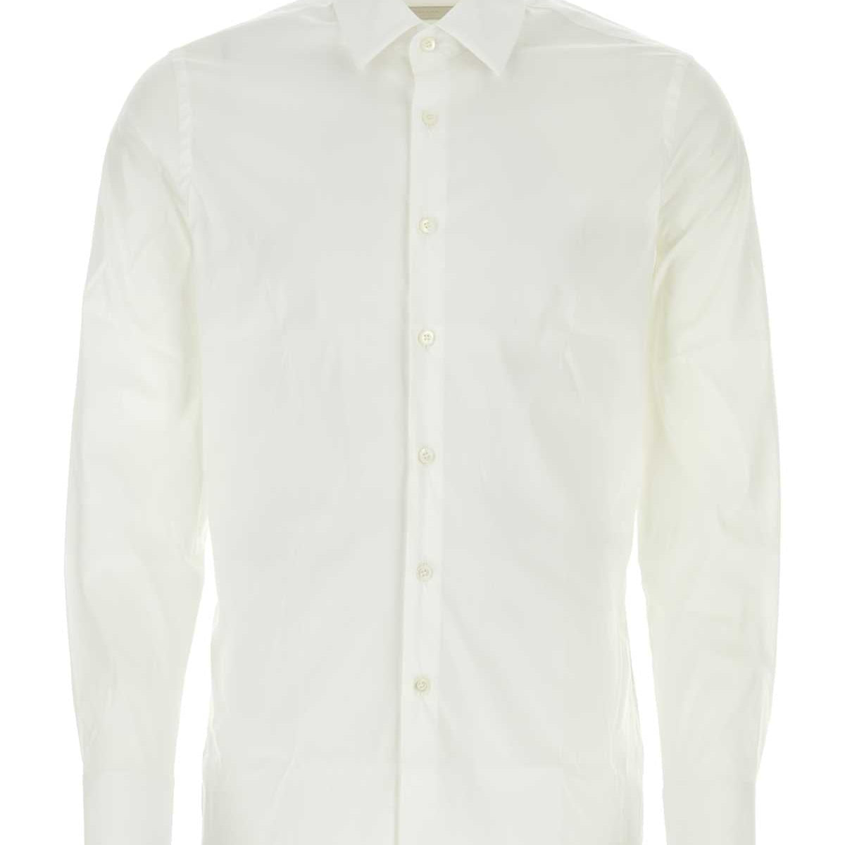 PRADA Essential Stretch Poplin Shirt for Men