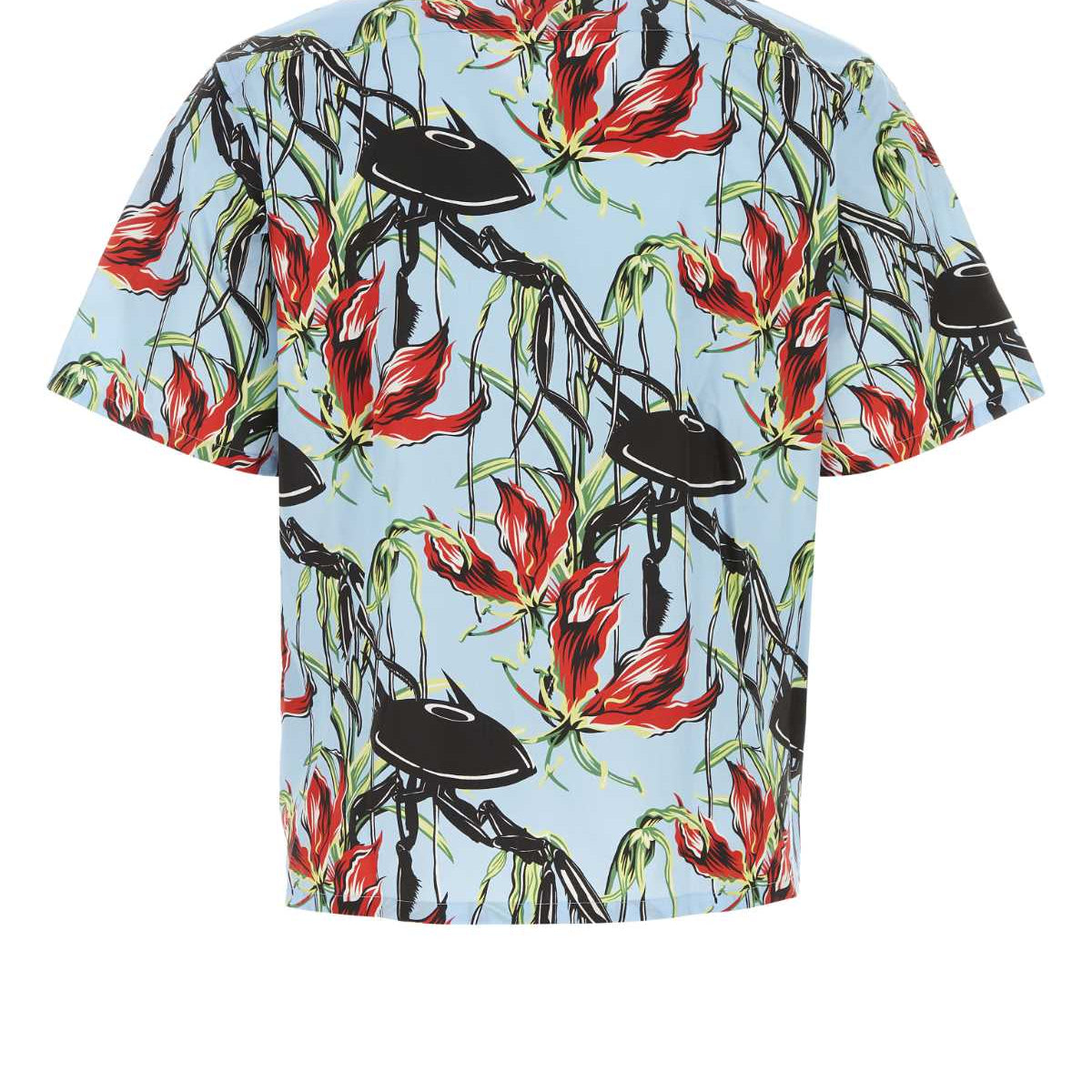 PRADA Printed Poplin Shirt for Men