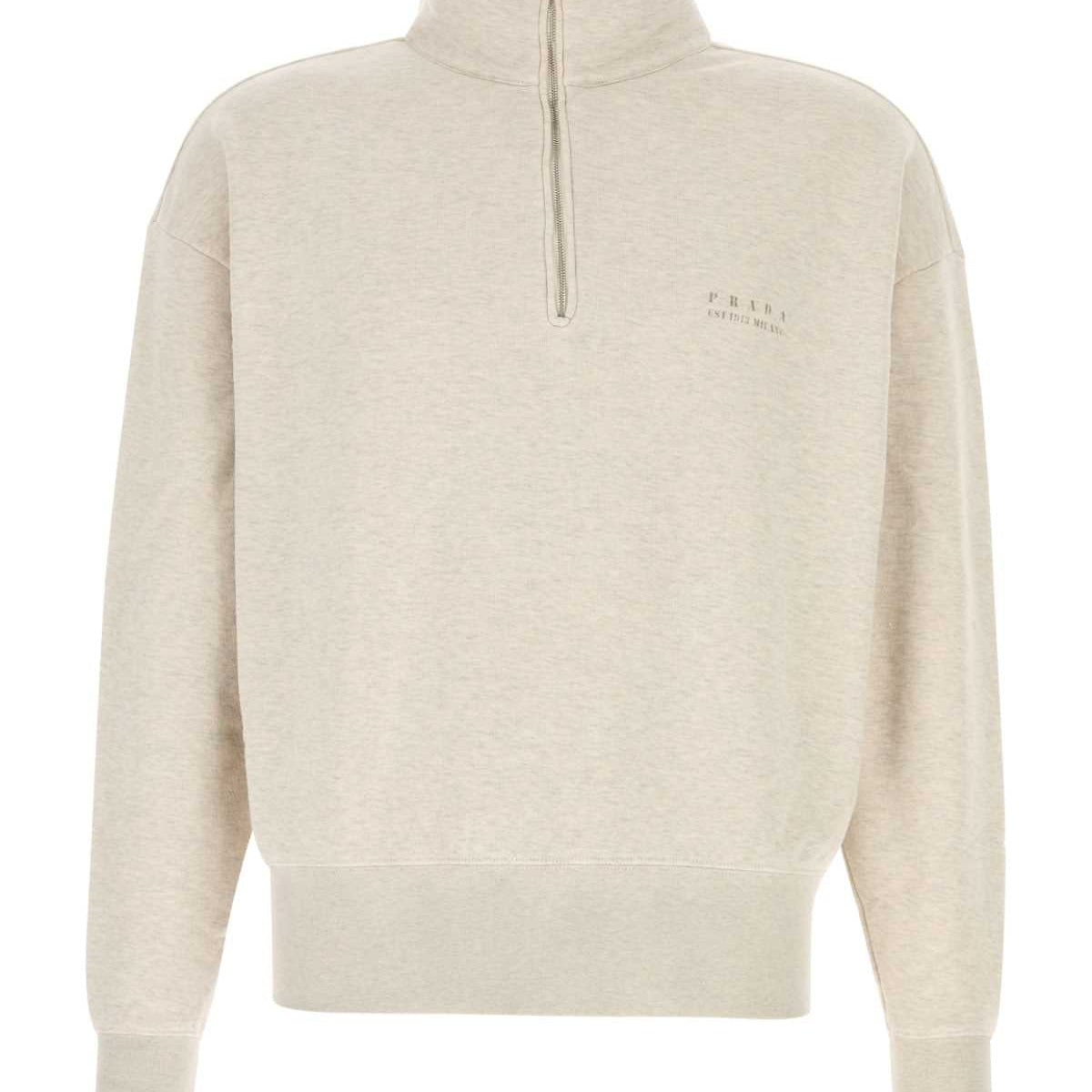 PRADA Extra Soft Cotton Sweatshirt for Men