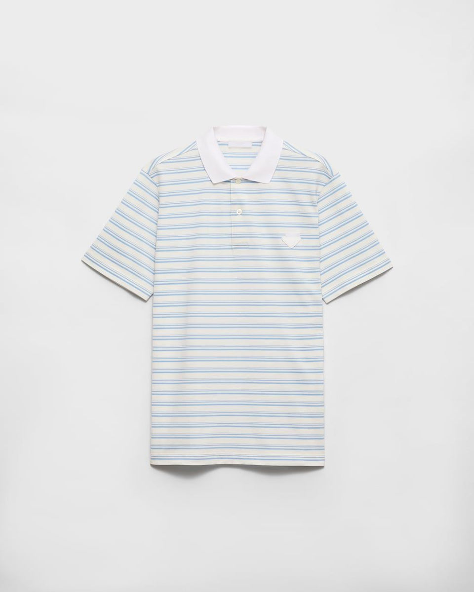 PRADA Men's Classic Polo Tee - FW25 Collection