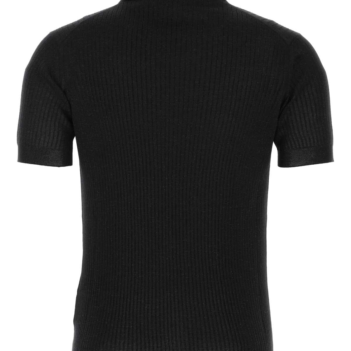 PRADA Men's Wool Blend Polo Shirt - SS25 Collection