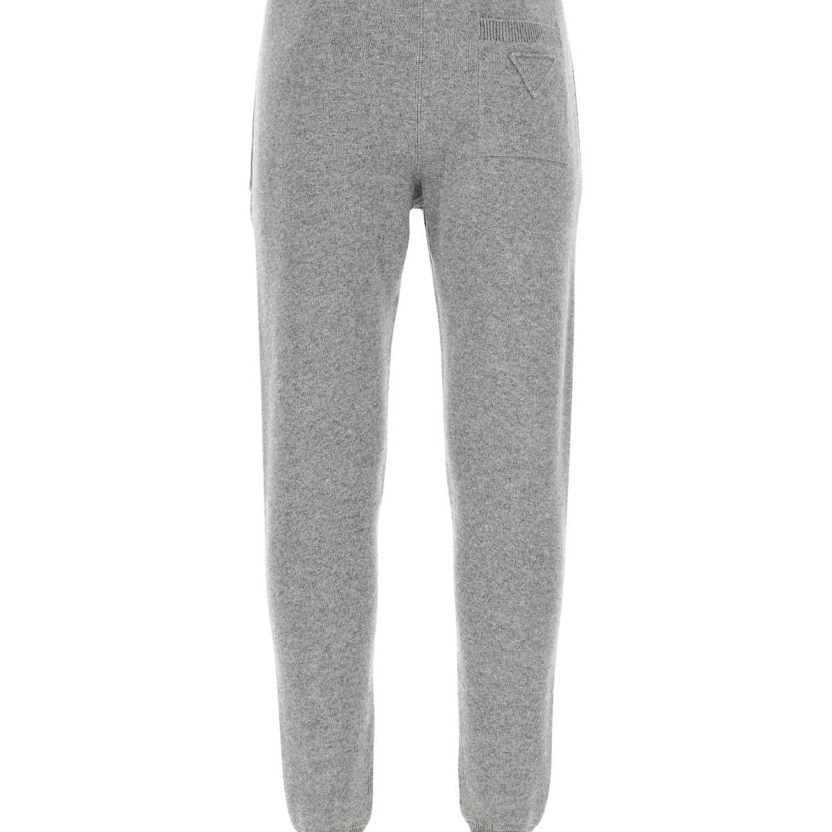 PRADA Stretch Cashmere Blend Joggers for Men